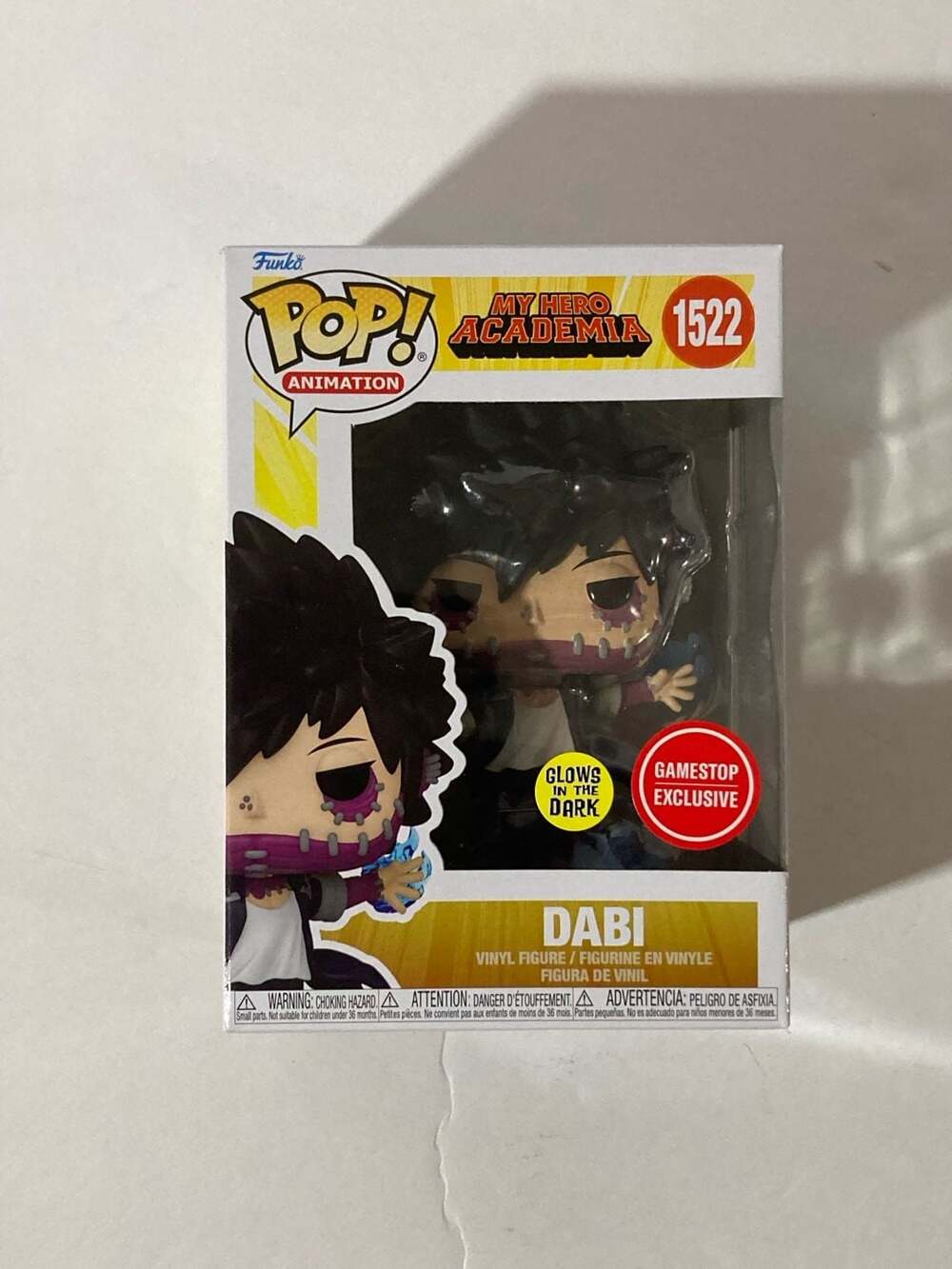 Funko POP! My Hero Academia Dabi #1522 Glow-in-the-Dark Gamestop Exclusive
